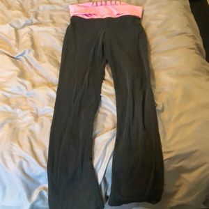 Pink yoga pants